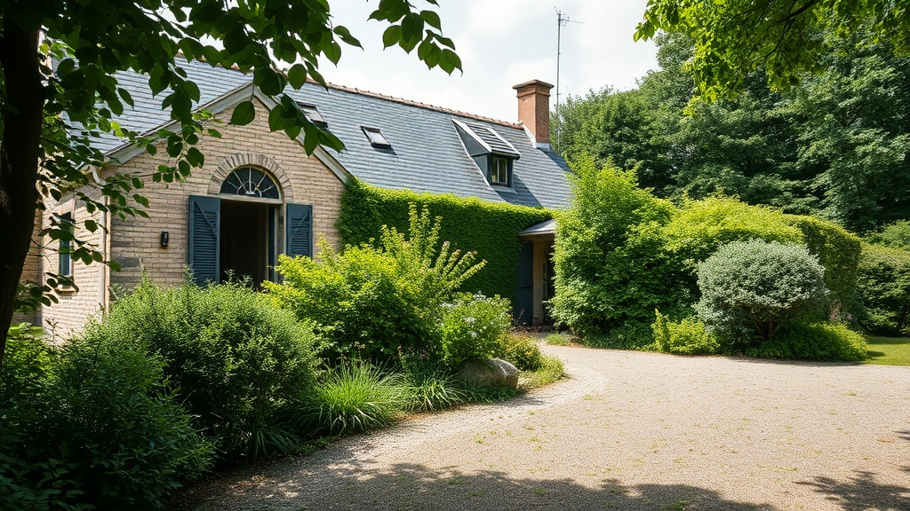 Maison individuelle avec jardin verdoyant dans la région de Lannion